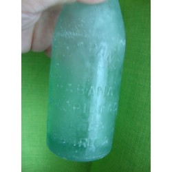 Bottle La Espanola agua mineral ,PROPIEDAD de la Fabrica,Habana Cuba very rare