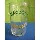 Bacardi  rum glass 1950s with Enamel No.1