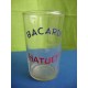 Bacardi  rum glass 1950s with Enamel No.2