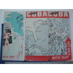 Travel brochure ,visit Cuba with your own car,1950s