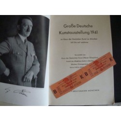 GROSSE DEUTSCHE KUNSTAUSSTELLUNG 1941 incl.2 Tickets
