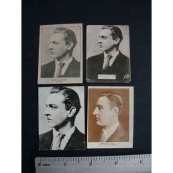 4 Susini,Caruncho,El Cuno  silent movie cards John Barrymore,cuba