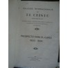 Colegios internacionales de el Cristo 1934