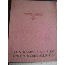 Von Kampf und Sieg des deutschen Soldaten,Armee Busch,From fight and victory of the German soldier,army Busch photo map,rare