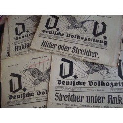 German People's Daily 1928 Streicher against Hitler Deutsche Volkszeitung