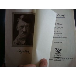 Adolf Hitler,Mein Kampf 1933 blue Volksausgabe
