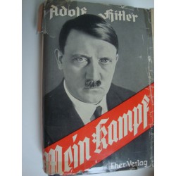 Adolf Hitler,Mein Kampf 1934 with Cover,Advertisement Roehm,SA