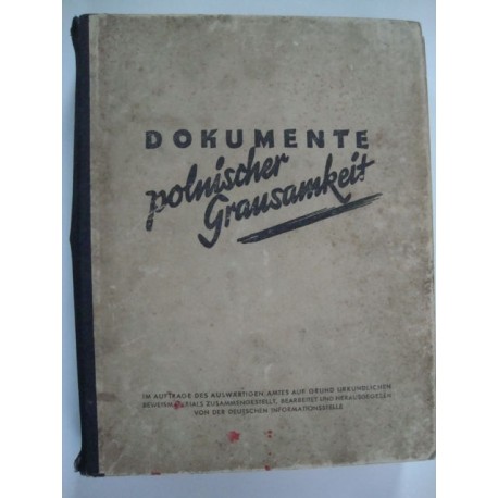 Documents of Polish cruelty against the German people,1940