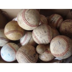 Lot of baseballs,1950s - 2012,mostly Cuba