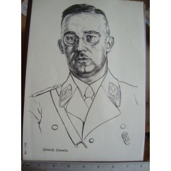 Premium collector card,ca 1936 Heinrich Himmler,Reichsfuhrer SS