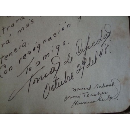 Escuela Normal Habana 1948,Class Autographs book