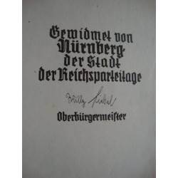 Stammbuch,family coming book,original signed  Wilhelm Liebel,Mayor Nuremberg