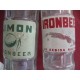 2 Bottle Ironbeer +  Limon Ironbeer 1950s