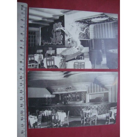 2 black/white postcards Montmartre Nightclub, Havana Cuba