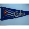 Cuban Flag pennant,1950s Made in Cuba,Label