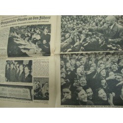 2 Franconian daily newspaper 1938 voting Austria became Greater German Reich