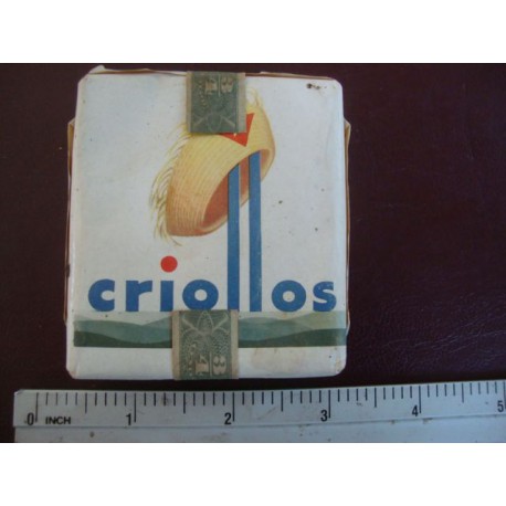 Cigarette pack,Criollos ,unopened 1950s