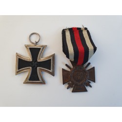 IRON CROSS SECOND CLASS,MARKED 1 !!  + Cross of Honor
