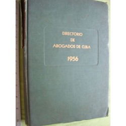Directorio de Abogados de Cuba 1956