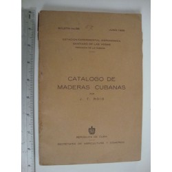 Cuban woods catalog ,catalogo de maderas cubanas 1935,Roig