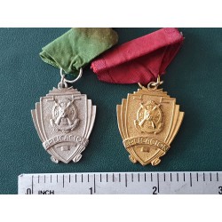 2 Havana Military Academy Medal,Pin HMA 1950s