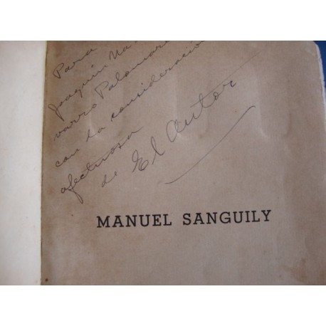 MANUEL SANGUILY,by CÓRDOVA, Federico signature!!!!Biografias Cubanas 1942