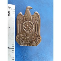 Eagle,Badge NSDAP Reichsparteitag in Nuremberg 1933, embossed