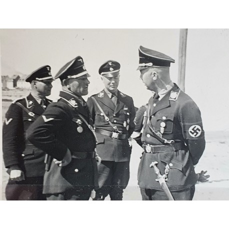 Original photography of the 3 highest-ranking officers in the Waffen-SS ,HIMMLER,DIETRICH,HAUSSER