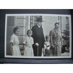 Adolf Hitler + Reichspresident Hindenburg,2 postcards