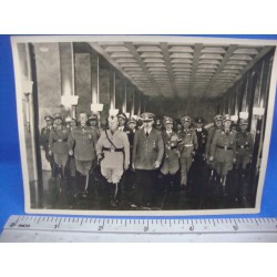 Postcard,der Fuhrer Hitler with Mussolini ,1940 Munich