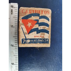 Matchbox cuban Flag, empty box,Cuba 1950 ,very rare