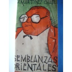 Semblanzas orientales ,signed by Martinez Chable 1926,also small painting from author,advertisement rare Bacardi ,Tomo 3