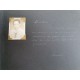 Institute Edison poetry album,with 23 passport photos, mostly in a school uniform shirt