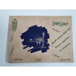 1956 Sans Souci  Night Club Souvenir Photo Folder