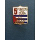 5 Puntos de Cuba,rare pin 1960s