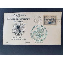 FDC 1956 Airmail - The 12th Inter-American Press Association Meeting