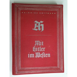 With Hitler in the West,1 Edition red Hardcover 1940
