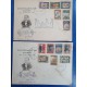 4 First Day Cover Jose Marti, Cuba 1953