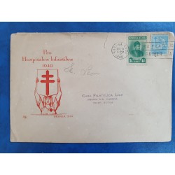 FDC  1949 Pro Hospitales Infantiles