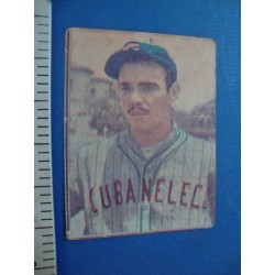 Ambrosia,Antonio del Monte(Mingolo) Cubaneleco Baseball Card 1943 Amateur Cuba