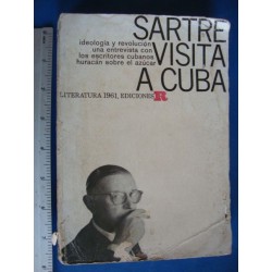 SARTRE VISITA CUBA,1961 Edicion R,very rare book,Che,Havana