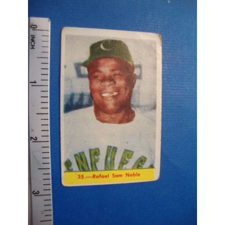 Rafael Sam Noble, Cuban Chicle  baseball card No. 35