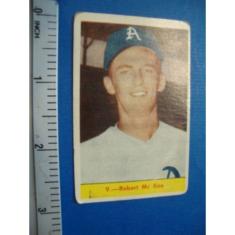 Robert Mc.Kee Chicle  baseball card,Cuba No.9