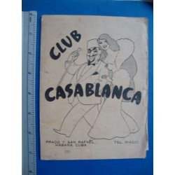 1940s Casablanca Night Club Souvenir Photo Folder,Typ2